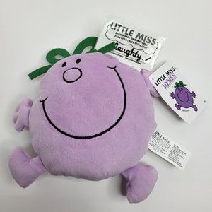 Little Miss Memes Naughty‎ Purple 6-inch Soft Plush Toy 3+ Happy Face Gift